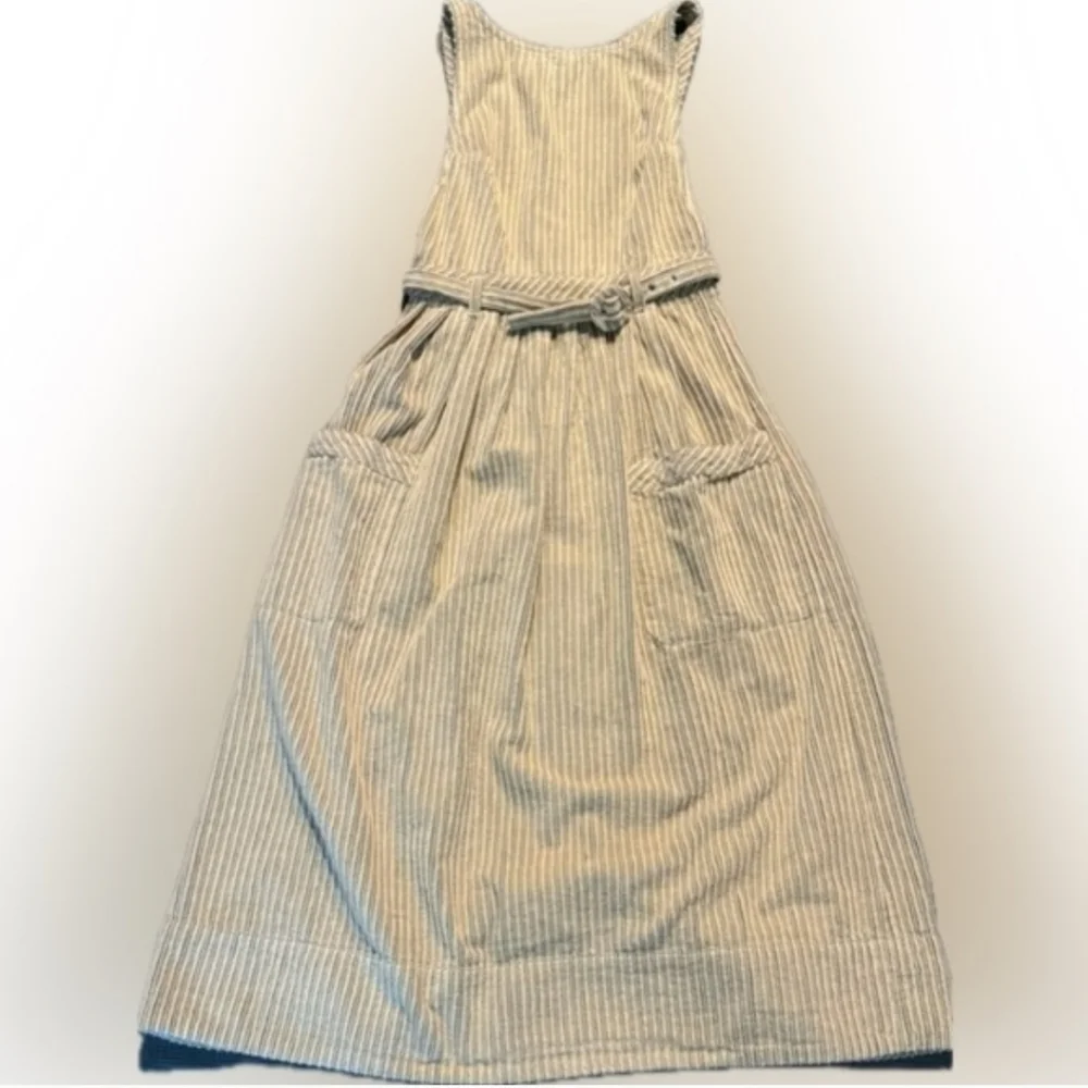 NWOT Free People The Other Side Corduroy Striped Midi Dress Size 0 - Picture 4 of 8